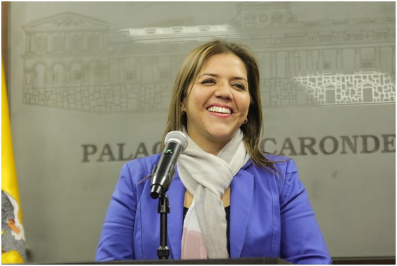 Maria Alejandra Vicuña made Ecuadorian vice president