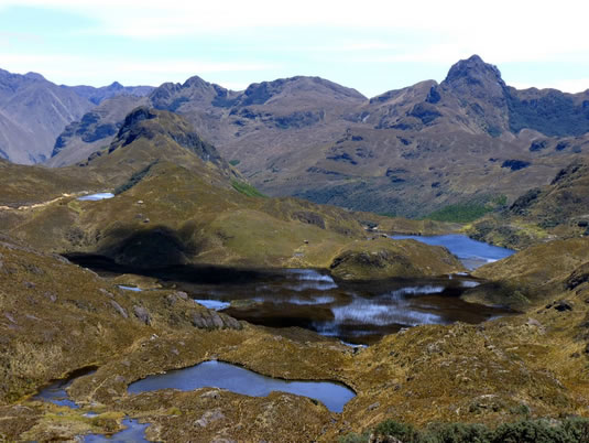 Cajas Mountains are focus of study of the carbon cycle impact in the Andes