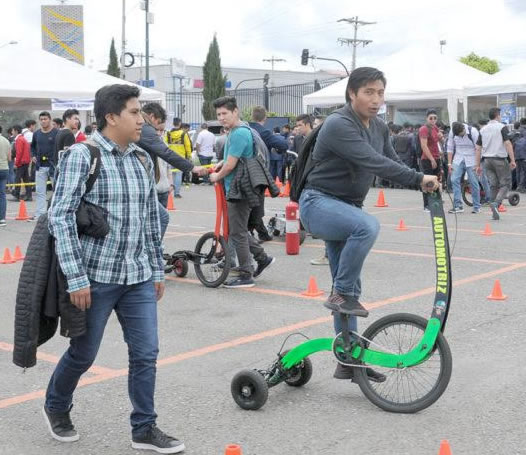 University students debut the ‘halfbike’ at innovation fair