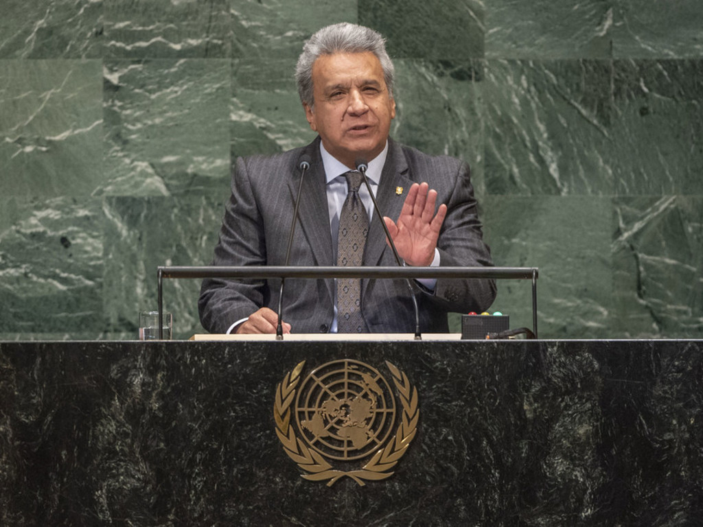 At UN Assembly, Ecuador pledges support for world’s ‘abandoned people’ and persons with disabilities