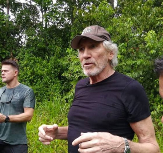 Pink Floyd’s Roger Waters visits site of Amazon oil pollution, blasts Chevron