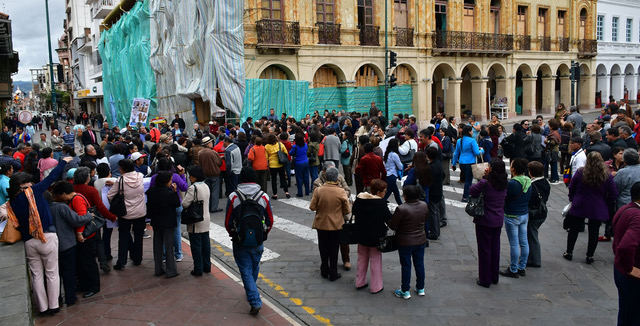 Tax protest blocks El Centro