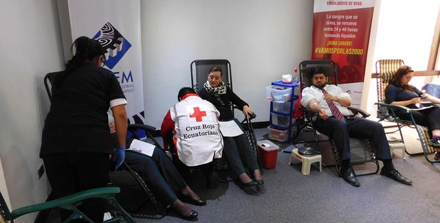 Ecuadorian Red Cross launches campaign to fill the blood quota