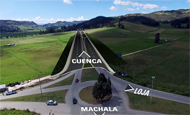 Four-lane road project to Cumbe, Loja and the Yunguilla valley moves forward