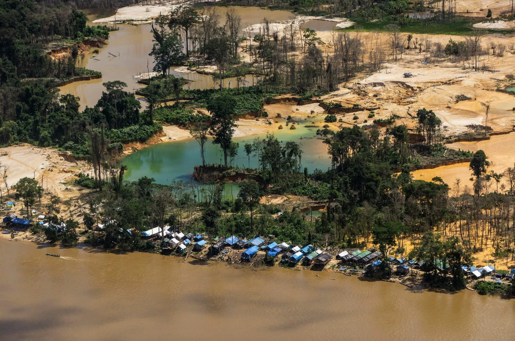 Contamination by illegal mining leaves legal actions and pollution in its wake