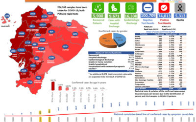 Ecuador’s COVID-19 numbers look better overall, but on a provincial level they are ugly