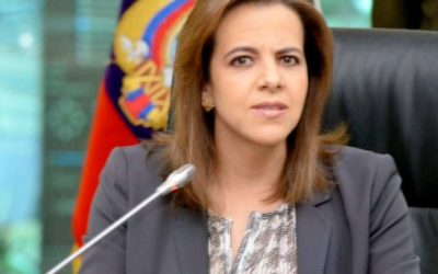 María Paula Romo is censored and dismissed as Government Minister for the use of tear gas bombs in October 2019