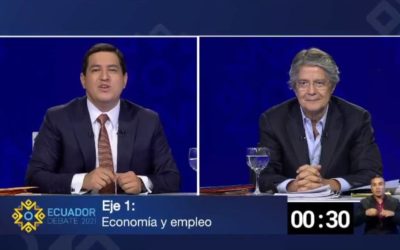 In Presidential Debate, Lasso calls Arauz a liar 12 times, Arauz attacks banks 15 times