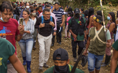 Judges of the Constitutional Court visited the Cofán de Sinangoe territory
