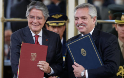 Ecuador and Argentina sign declaration on Celac, Trade and Venezuela