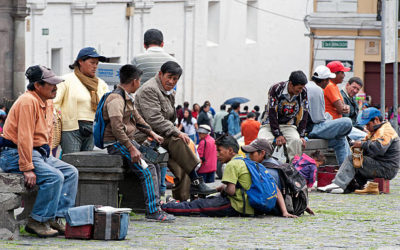 The poverty rate in Ecuador fell 7 points in one year
