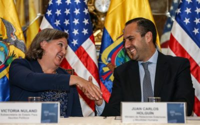 United States says it sees Ecuador as a strategic partner against organized crime