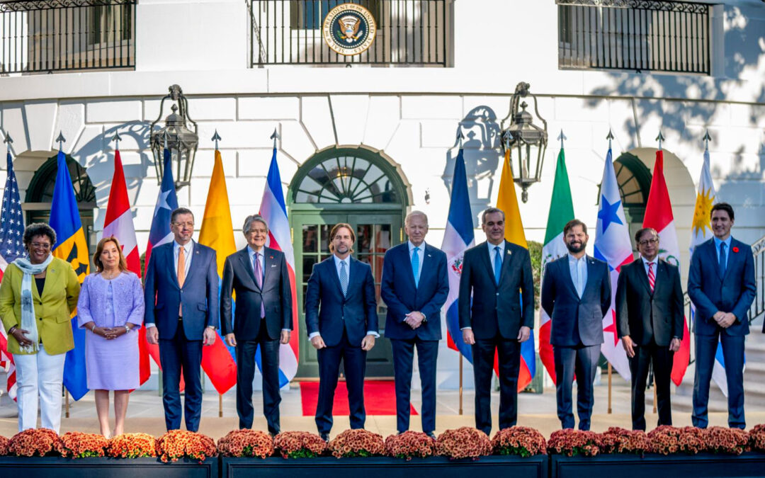 US President Biden presides over economic meeting with South American leaders