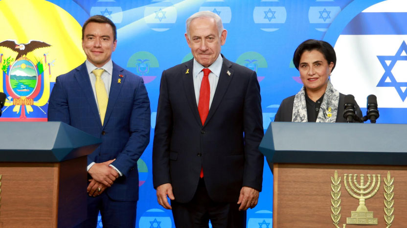 Ecuador drifts from historic support of Palestine and aligns closer with Israel and the United States