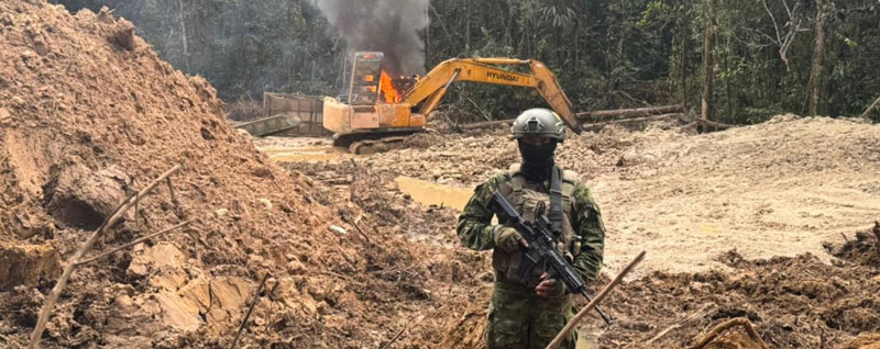 “Illegal mining isn’t just on the border with Colombia, it’s all over Ecuador” | INTERVIEW