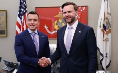 Ecuador’s security alliance and economic pitch take center stage in Washington
