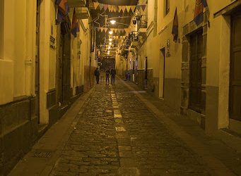 Quito’s historic heart thrives by day but empties after dark