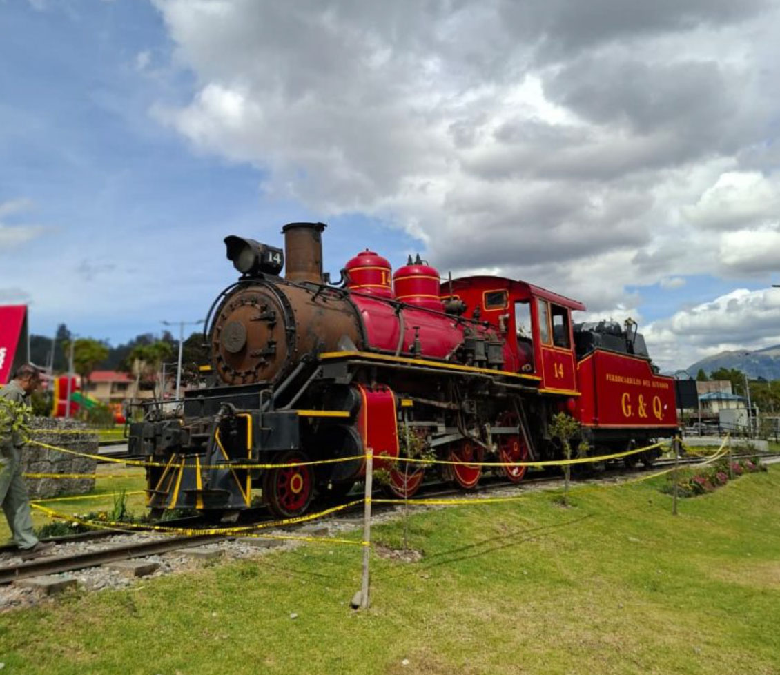 A 125-year-old steam locomotive comes home to Cuenca after 22 years