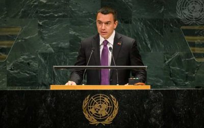Noboa asks United Nations to treat organized crime as an international threat