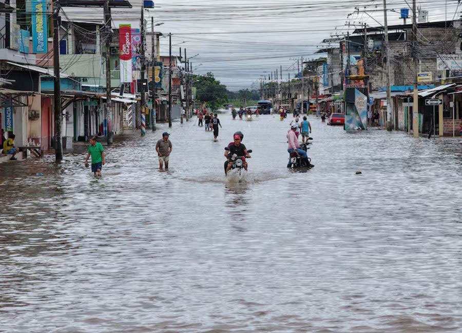 El Niño rains leave more than 13,000 people affected as emergencies spread across Ecuador