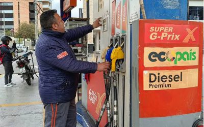 Extra Ecopaís and diesel prices fall again while Súper rises